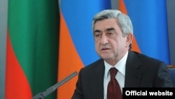 Президент Армении Серж Саргсян 