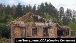 Наслідки однієї з російських атак на Сумщині, липень 2025 року, фото ілюстративне