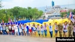 Сьвяткаваньне Дня Незалежнасьці Ўкраіны ў Адэсе, 2016 год