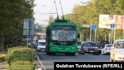 Троллейбус в Бишкеке. Архивное фото.