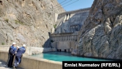 Токтогульская ГЭС. 16 июня 2021 года.