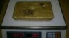 A 13-kilogram gold brick found in the sewerage system of Qoqon. 