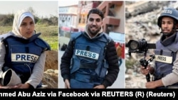 Газадагы Насер ооруканасында набыт болгон үч журналист