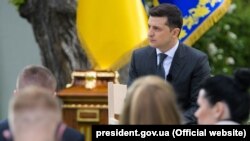 Президент України Володимир Зеленський давав 20 травня пресконференцію щодо річниці перебування в кріслі глави держави