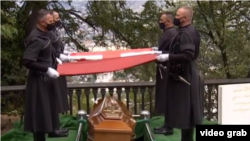 Церемония погребения праха генерала Георгия Квинитадзе