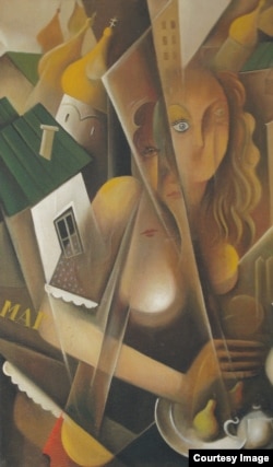 Григорий Шилтян. Девушка у окна, 1916. Юношеский грех кубизма.