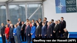 رهبران کشورهای عضو ناتو در بروکسل