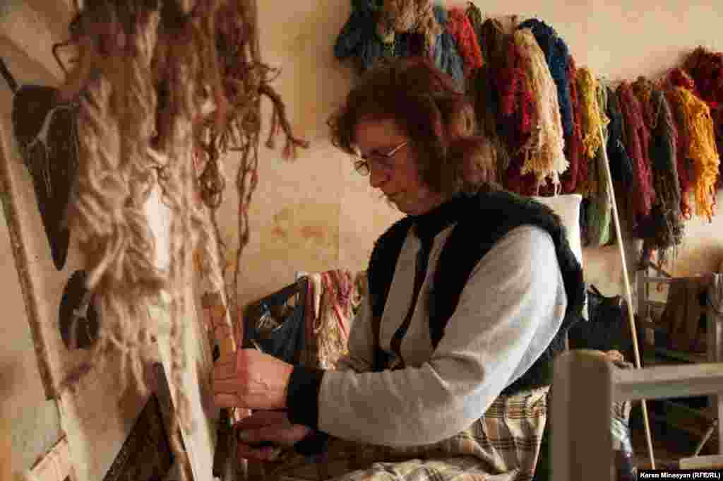 Armenia -- A carpet workshop in Armenia, Getik village, Gegharkuniq region, 28Mar2013
