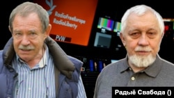 Яфім Фіштэйн і Сяргей Навумчык. Каляж.