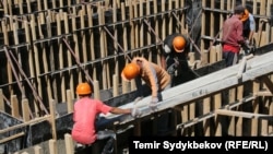 Бишкектеги курулуштардын бири. (Иллюстрациялык сүрөт). 