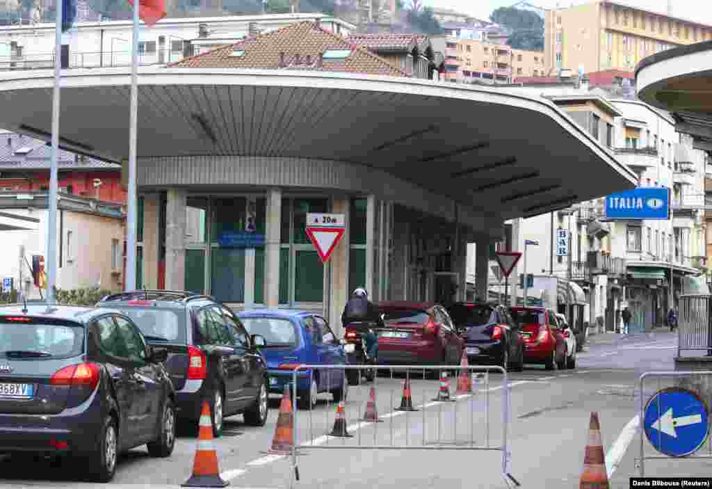 Чарга на швэйцарска-італьянскай мяжы