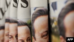 تصویر دیوید کامرون، رهبر حزب محافظه‌کار بریتانیا