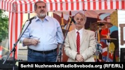 Refat Çubarov ve Mustafa Cemilev