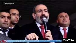 Никол Пашинян в Чаренцаване 