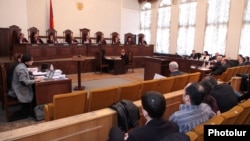 Armenia -- Constitutional Court opens hearings on opposition presidential candidate Raffi Hovannisian's appeal. 11Mar2013 