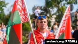 Агітацыя за Аляксандра Лукашэнку, Горадня, мітынг, 22 жніўня