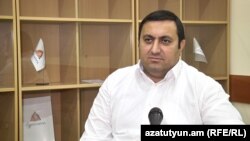 «Ծառուկյան դաշինք»-ի քարոզչական հարցերով պատասխանատու Արման Վարդանյան, 3-ը փետրվարի, 2017թ.