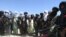 Taliban militants in Uruzgan on February 15.