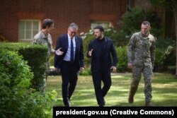 Володимир Зеленський і Кір Стармер під час зустрічі в Лондоні, 23 червня 2025 року
