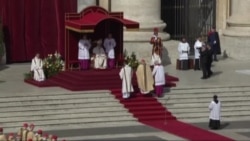 Католікі сьвяткуюць узыходжаньне на пасад папы Францішка