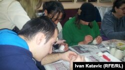 Na jednoj od umjetničkih radionica