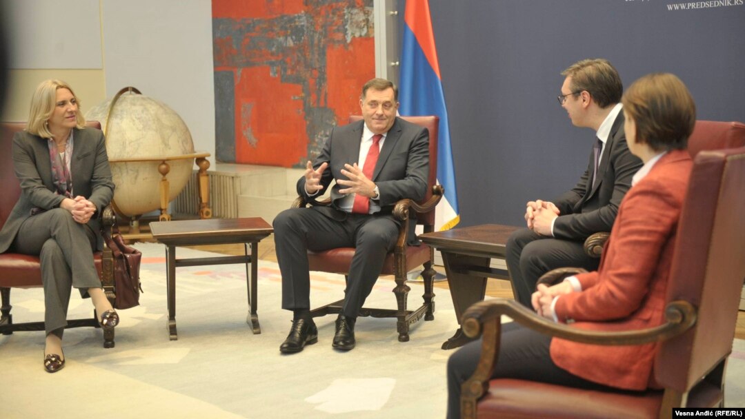 Sastanak predsednika i premijera Srbije i RS