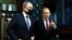 Министры иностранных дел Азербайджана и России Джейхун Байрамов (слева) и Сергей Лавров