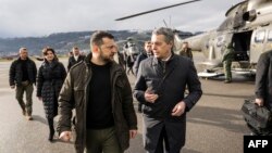 Վլադիմիր Զելենսկին և Ինյացիո Կասիսը, Բեռնի օդակայան, 15 հունվարի, 2024թ.