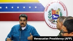 نیکلاس مادورو که مشروعیت دولتش از سوی بسیاری از کشورهای جهان زیر سئوال رفته است.