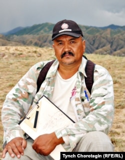 Археолог окумуштуу Кубат Табалдиев.