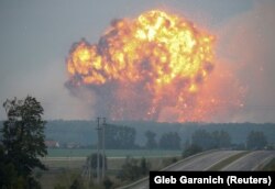 Пожежа на складах у Калинівці, Вінниччина, 27 вересня 2017 року