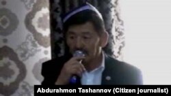 Известный узбекский канатоходец и правозащитник Ахад Набиев.