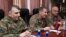 Armenia -- Colonel-General Onik Gasparian (C), the chief of the Armenian army's General Staff, meets with senior Russian military officials, Yerevan, January 25, 2021.
