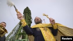 Напярэдадні старту касьмічнага карабля «Саюз TMA-06M»