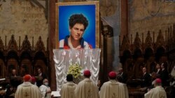 Церемонії беатифікації Карло Акутіса, якого хочуть проголосити святим. Ассізі, Італія. 10 жовтня 2020 року