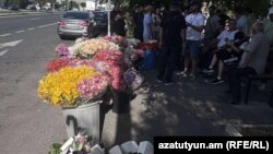 Ծաղկեգործների բողոքի ակցիան Երևան-Արմավիր մայրուղում, 14-ը հուլիսի, 2025թ.