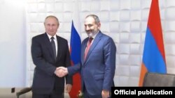 Հայաստանի վարչապետի և Ռուսաստանի նախագահի հանդիպումը Երևանում, 1-ը հոկտեմբերի, 2019թ․