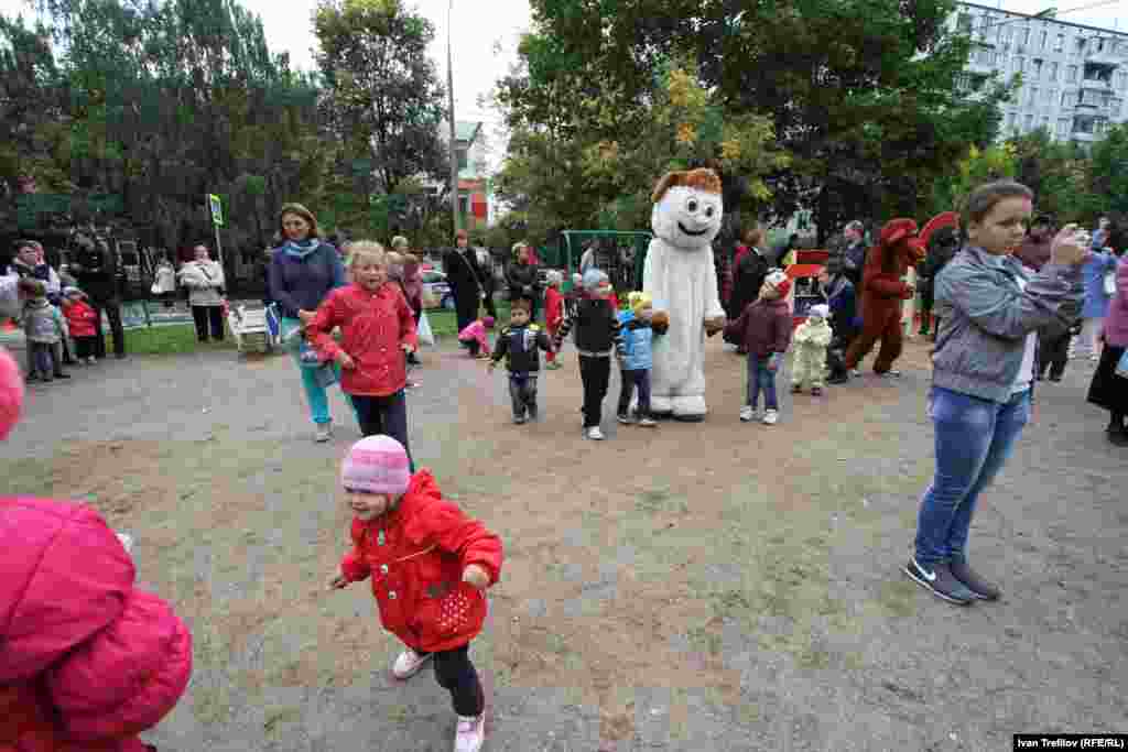 Масква, Расея. Адзіны дзень галасаваньня.