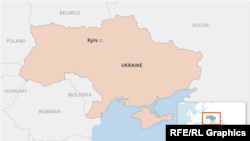 Ukrainanyň kartasy.