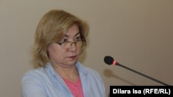 Нуржамал Болегенова, специалист центра судебно-медицинской экспертизы. Шымкент, 10 мая 2018 года.