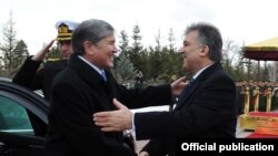 Алмазбек Атамбаев и Абдуллах Гюль, Анкара, 13 января 2012г.