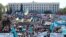 Митинг в День памяти жертв депортации крымскотатарского народа из Крыма на центральной площади Симферополя, 2006 год