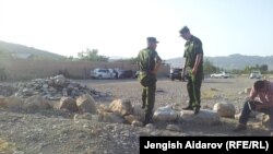 На месте происшествия.