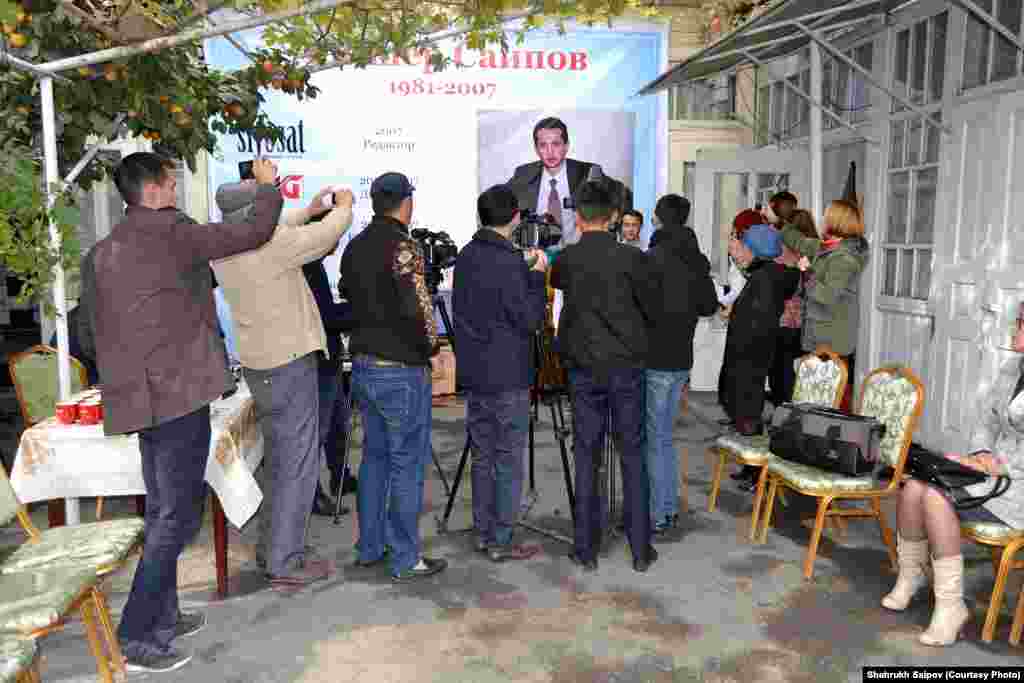 На открытии дома-музея.&nbsp;