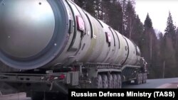 Міноборони Росії продемонструвало ракету «Сармат» у 2018 році