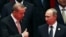 Реджеп Эрдоган и Владимир Путин на саммите «группы двадцати» в Китае, сентябрь 2016 года 