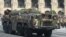 Armenia - A 9K72 (Scud-B) ballistic missile is demonstrated during a military parade in Yerevan, 21Sep2011.