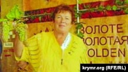 Мария Костик на выставке «Золотая гроздь винограда 2012». Симферополь, 2012 год