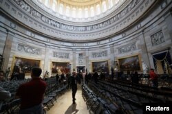 У Капітоліі перад інаўгурацыяй Дональда Трампа