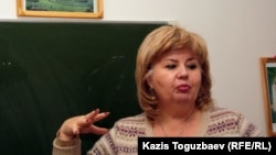 Марианна Гурина, руководитель алматинской церкви мормонов. Алматы, 23 октября 2011 года.  